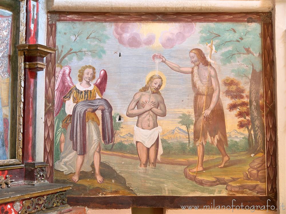 Sagliano Micca (Biella) - Battesimo di Cristo nell'Oratorio della Santissima Trinità